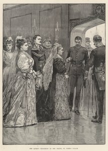 La Procesión de la Reina a la Capilla, Palacio de St James